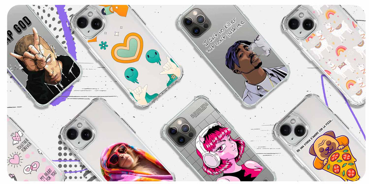 Cover Trasparente Personalizzata/Rinforzata (Original Designs - VeniceCase)