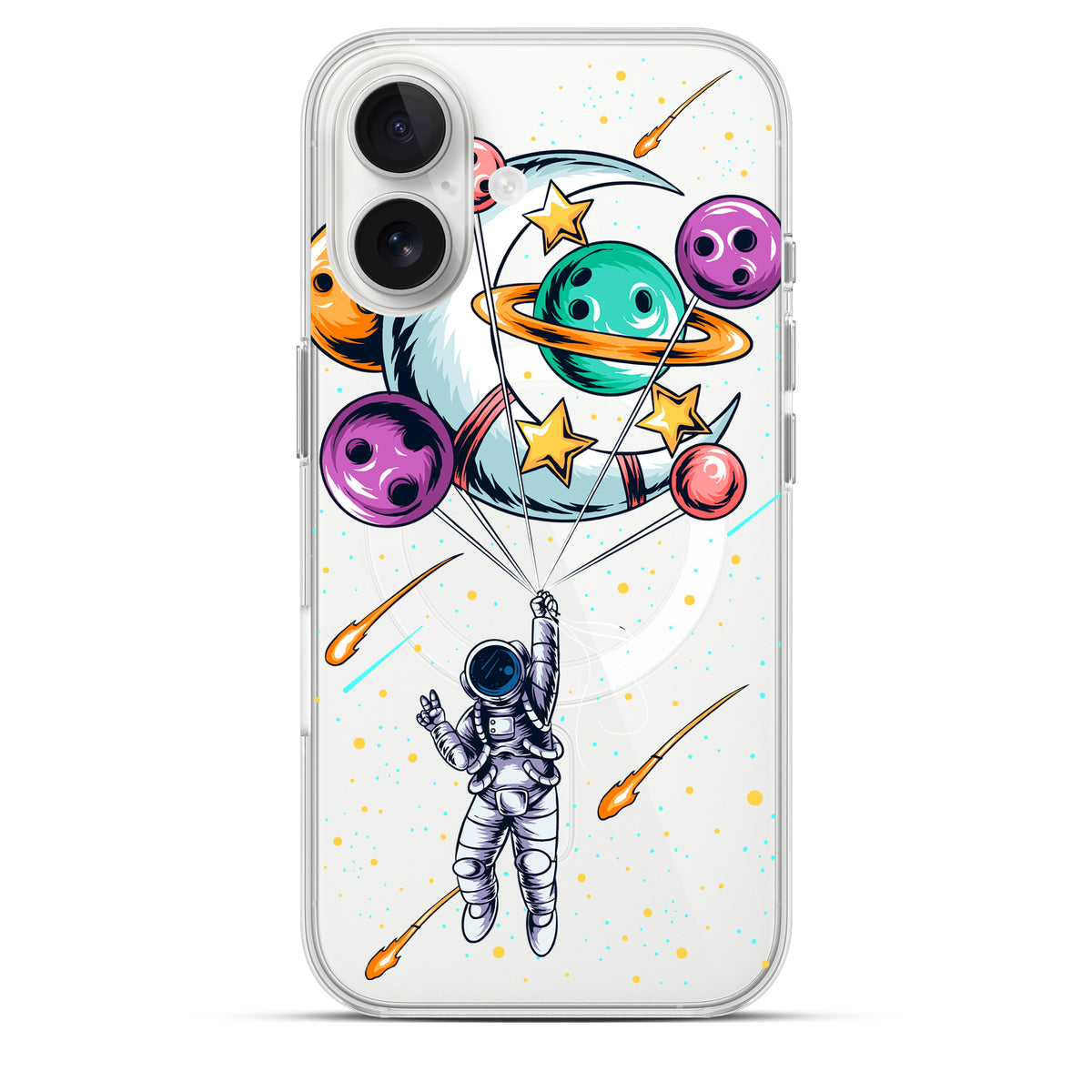 Universe Trip - Cover Magsafe Trasparente Personalizzata