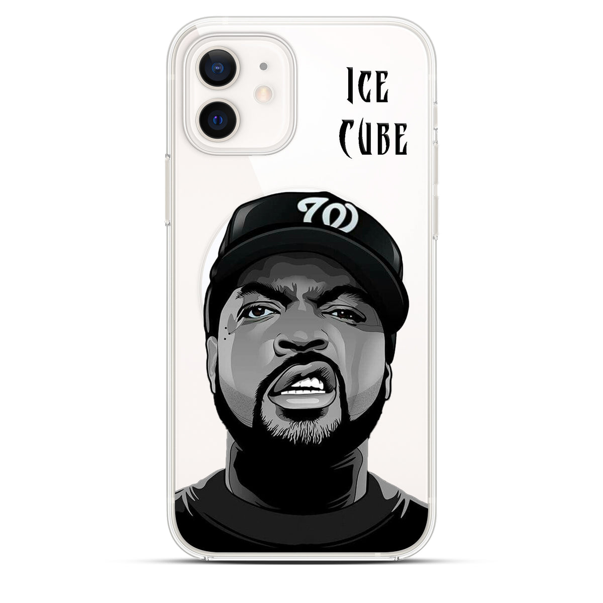 Ice Cube - Cover Magsafe Trasparente Personalizzata