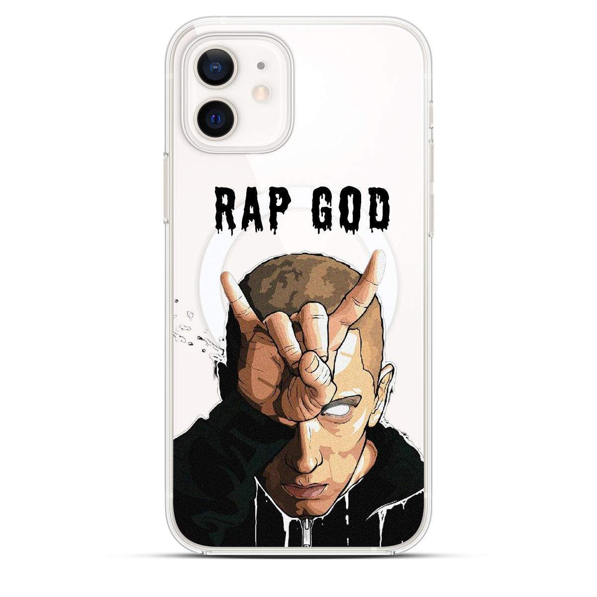 Rap God - Cover Magsafe Trasparente Personalizzata