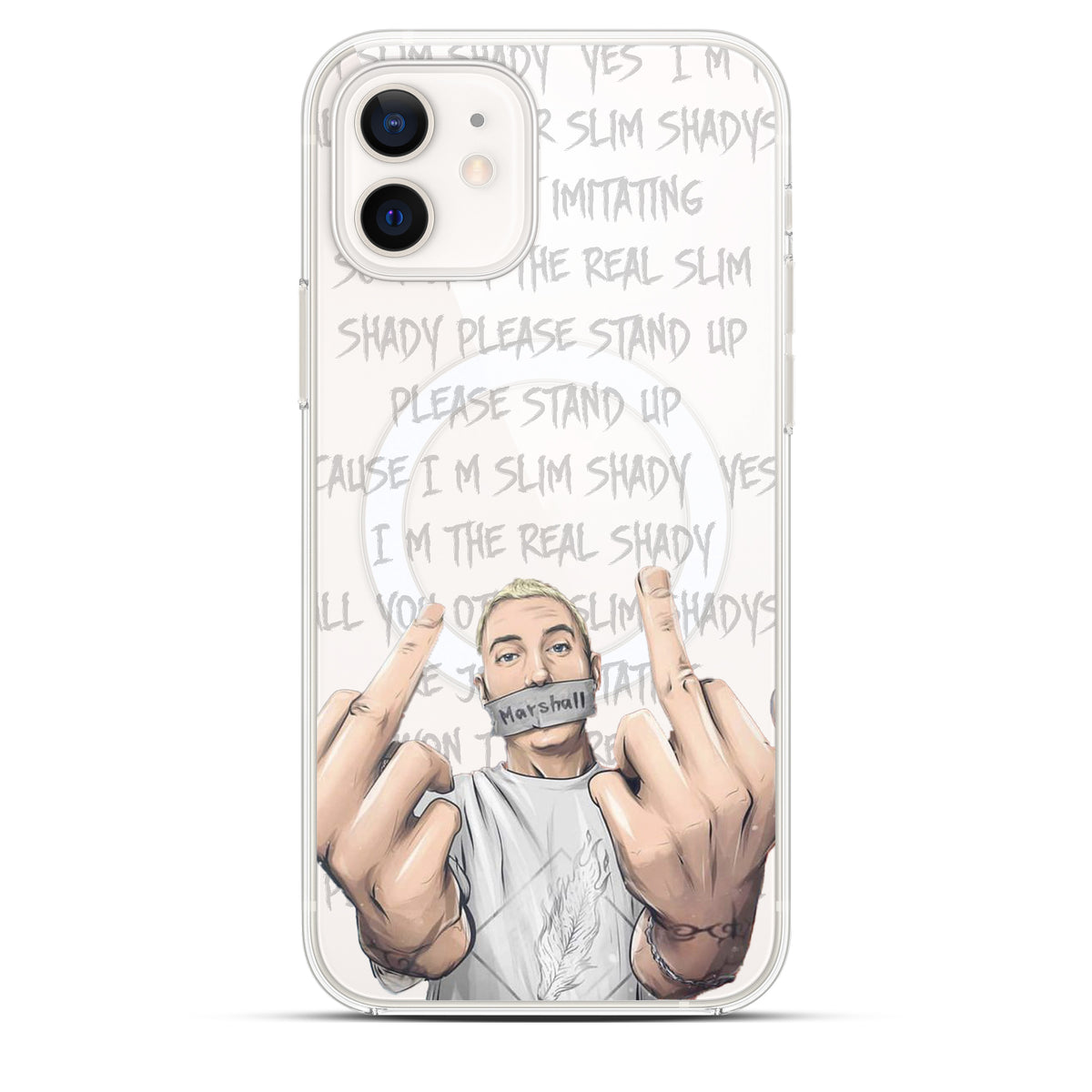 The Real Slim Shady - Cover Magsafe Trasparente Personalizzata