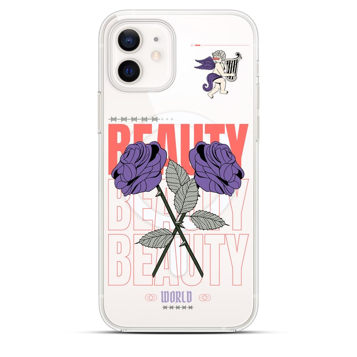 BeautyWorld - Cover Magsafe Trasparente Personalizzata