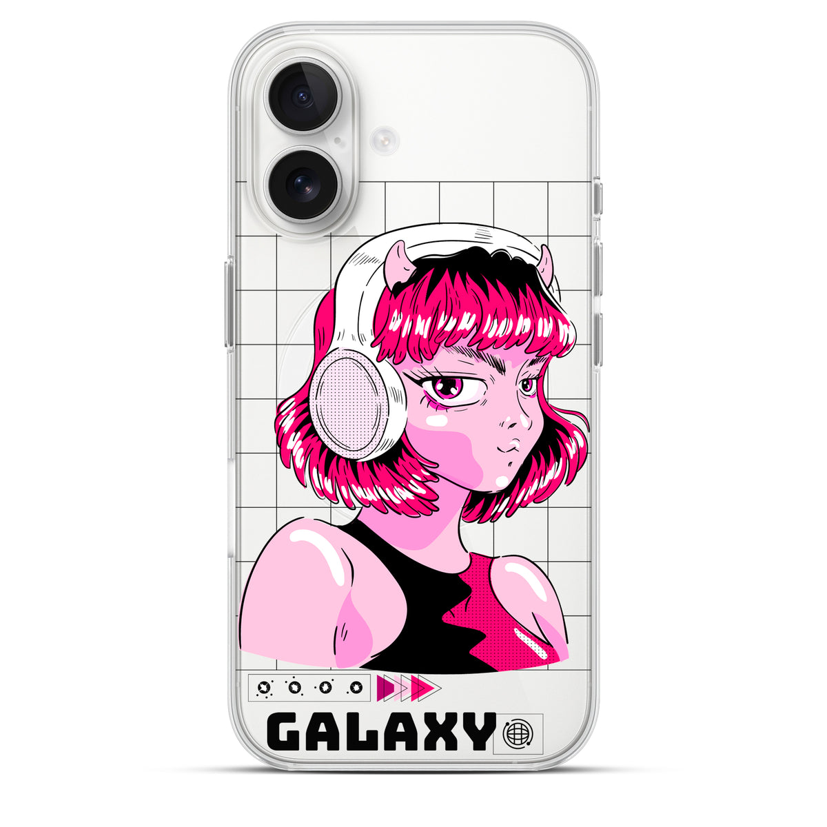 Galaxy - Cover Magsafe Trasparente Personalizzata