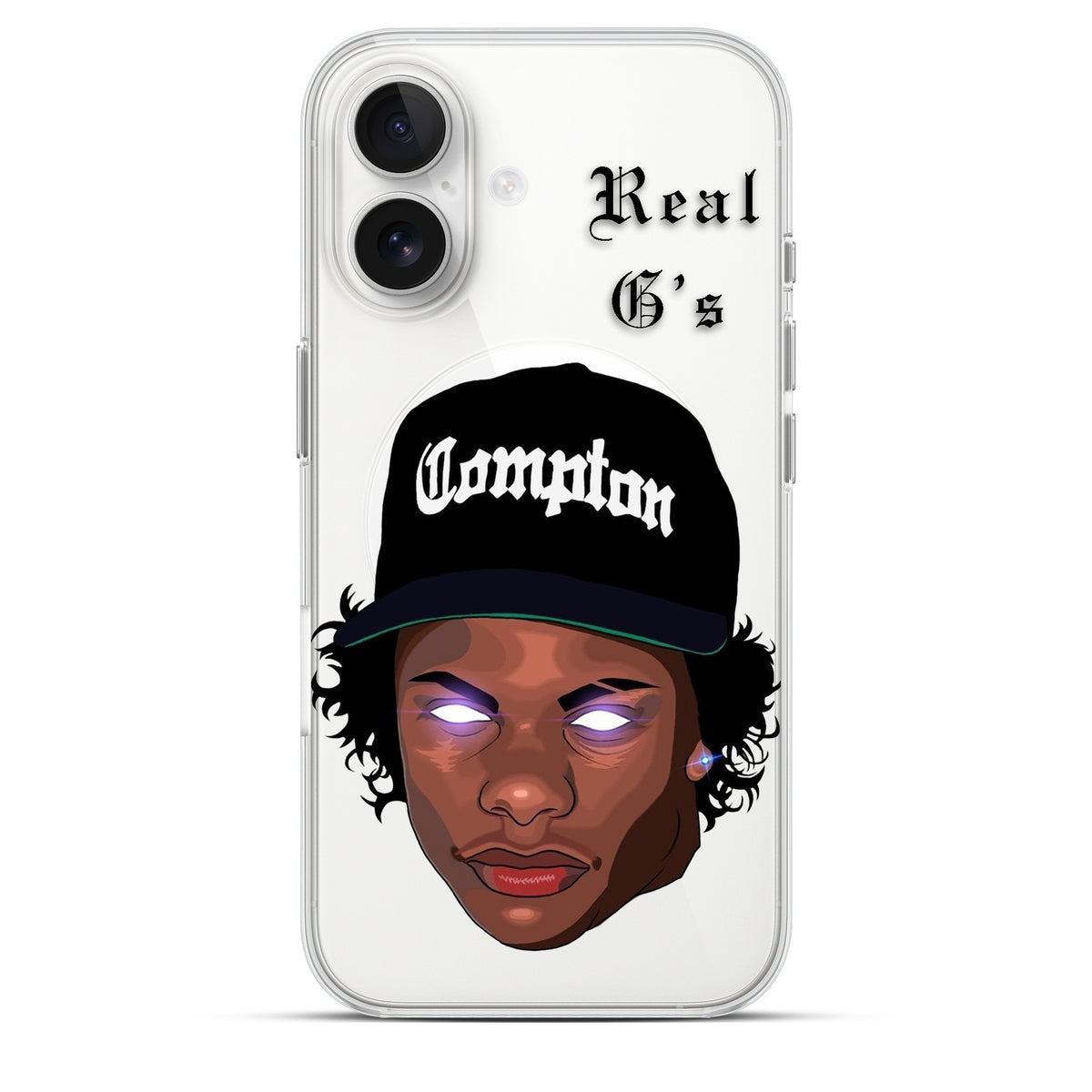 Real Muthaphuckkin G's - Cover Magsafe Trasparente Personalizzata