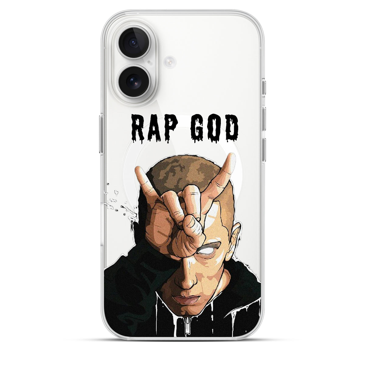 Rap God - Cover Magsafe Trasparente Personalizzata