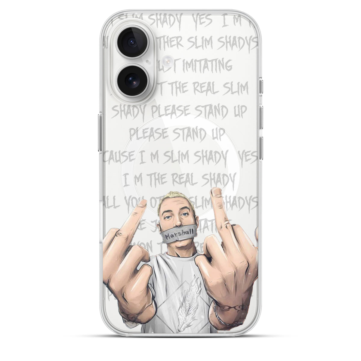 The Real Slim Shady - Cover Magsafe Trasparente Personalizzata
