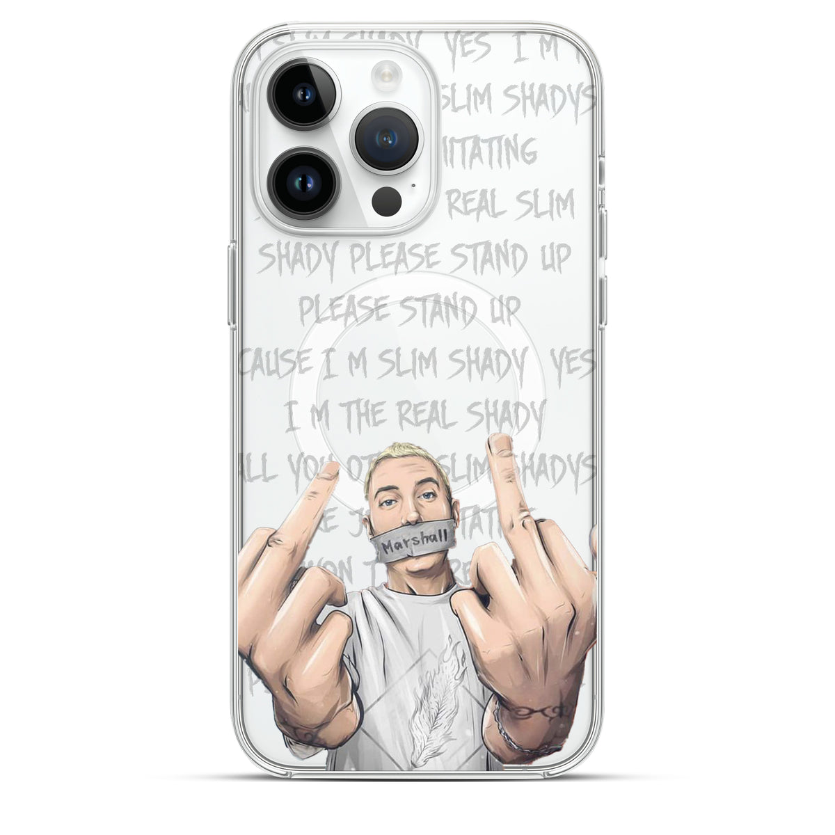 The Real Slim Shady - Cover Magsafe Trasparente Personalizzata