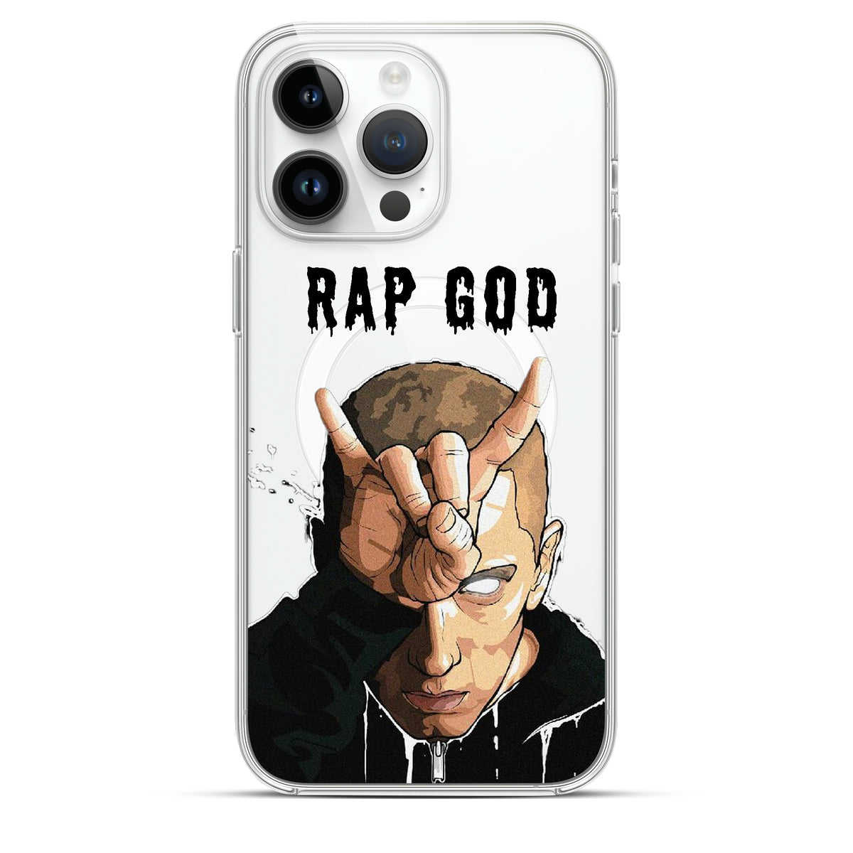 Rap God - Cover Magsafe Trasparente Personalizzata