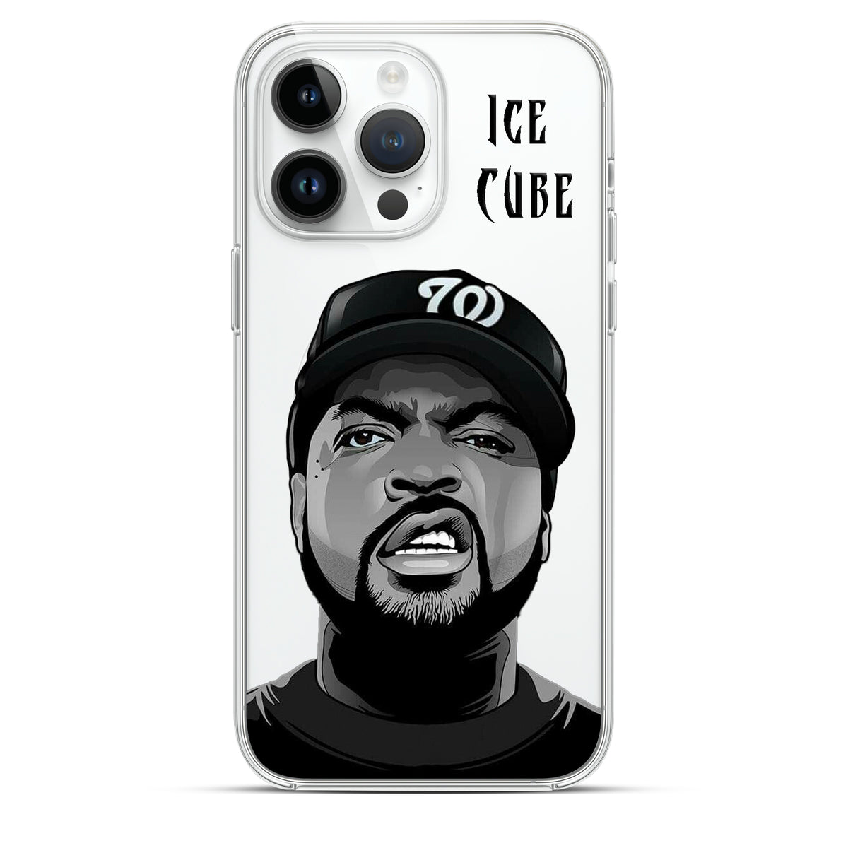 Ice Cube - Cover Magsafe Trasparente Personalizzata