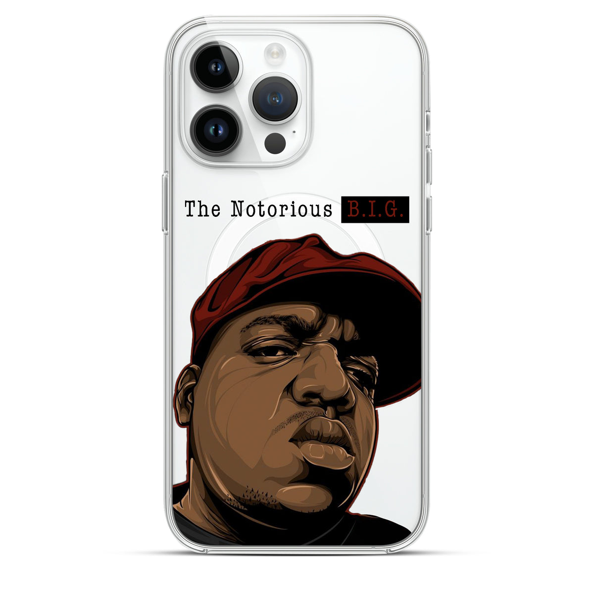 The Notorious B.I.G. - Cover Magsafe Trasparente Personalizzata