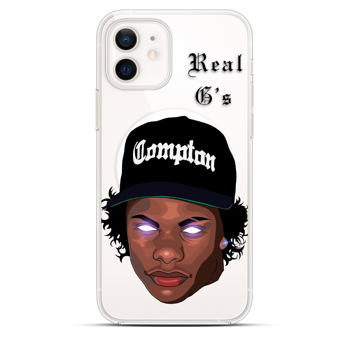 Real Muthaphuckkin G's - Cover Magsafe Trasparente Personalizzata