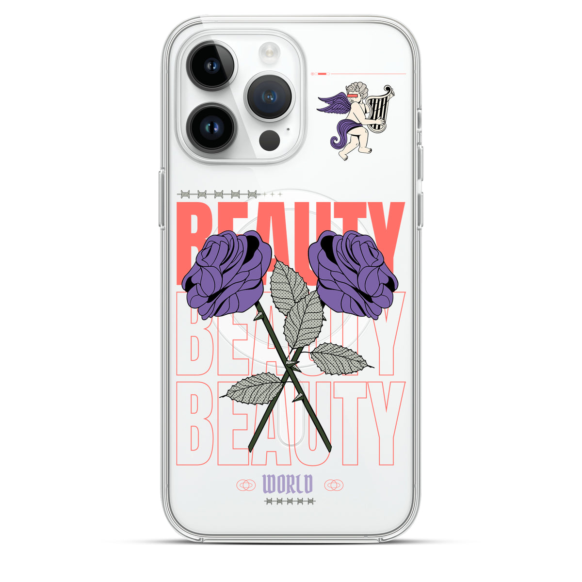 BeautyWorld - Cover Magsafe Trasparente Personalizzata
