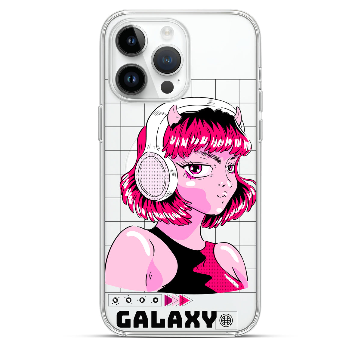 Galaxy - Cover Magsafe Trasparente Personalizzata
