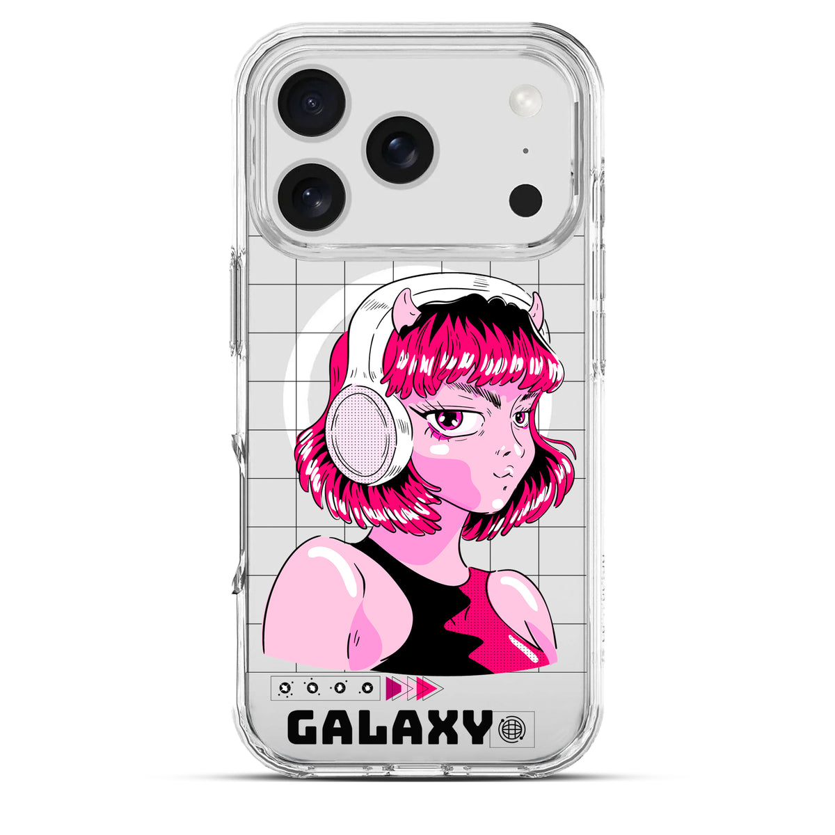 Galaxy - Cover Magsafe Trasparente Personalizzata