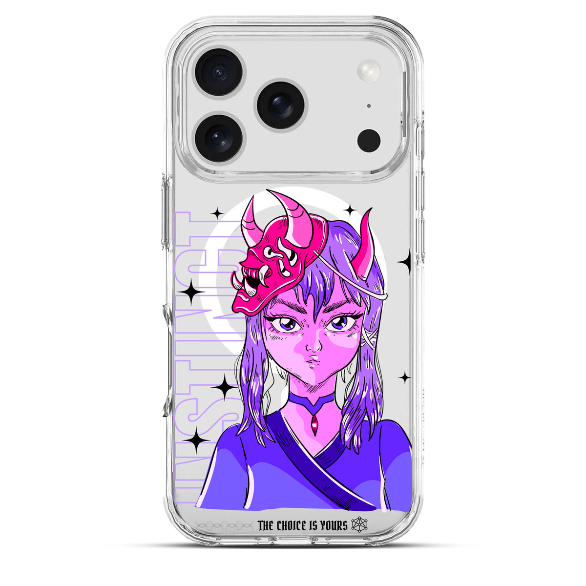 Instinct - Cover Magsafe Trasparente Personalizzata