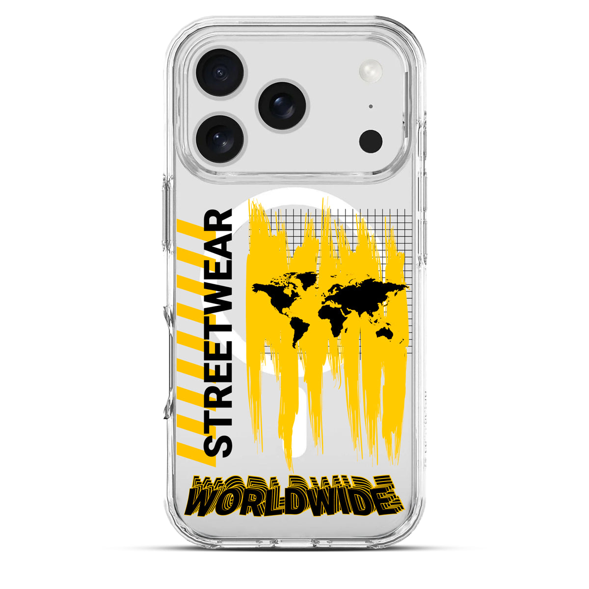 WorldWide - Cover Magsafe Trasparente Personalizzata