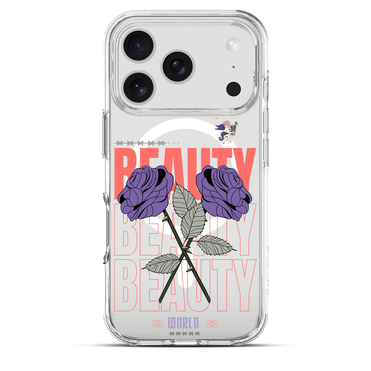 BeautyWorld - Cover Magsafe Trasparente Personalizzata