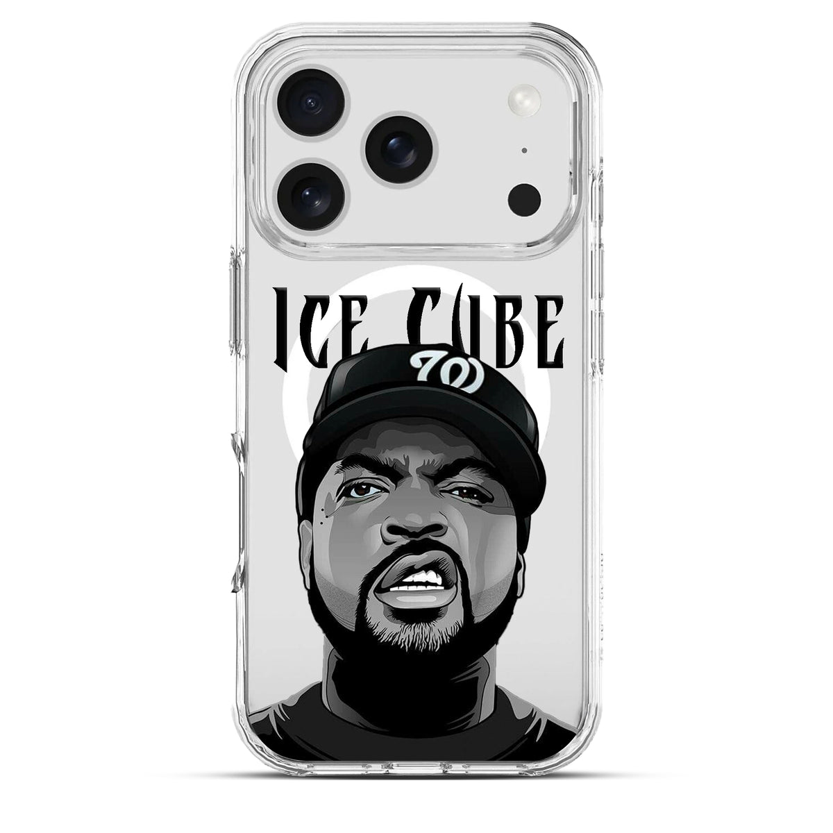 Ice Cube - Cover Magsafe Trasparente Personalizzata