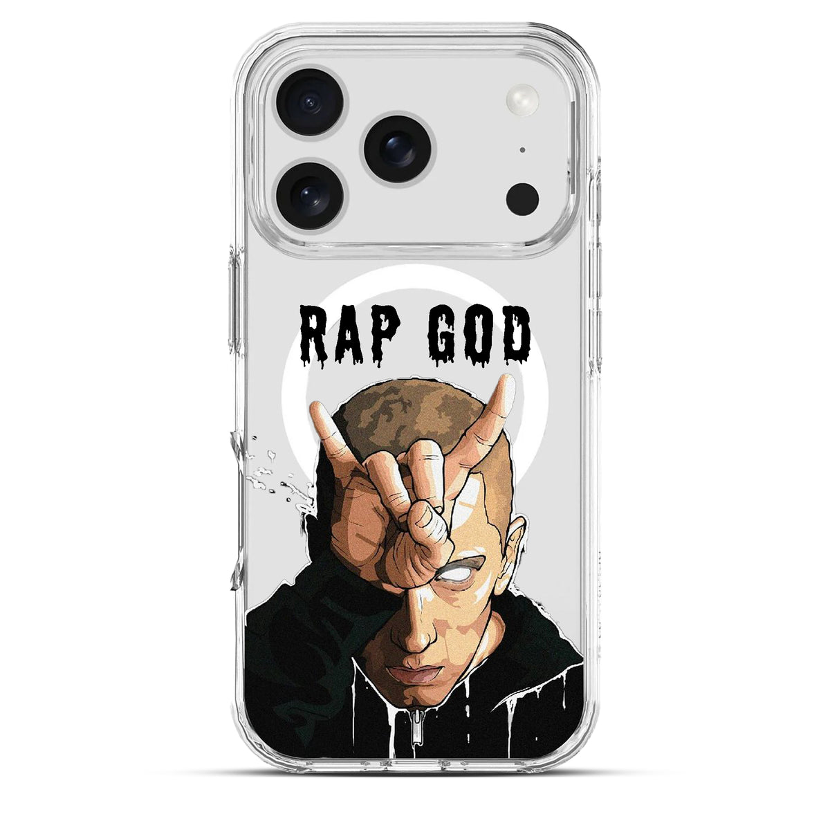 Rap God - Cover Magsafe Trasparente Personalizzata