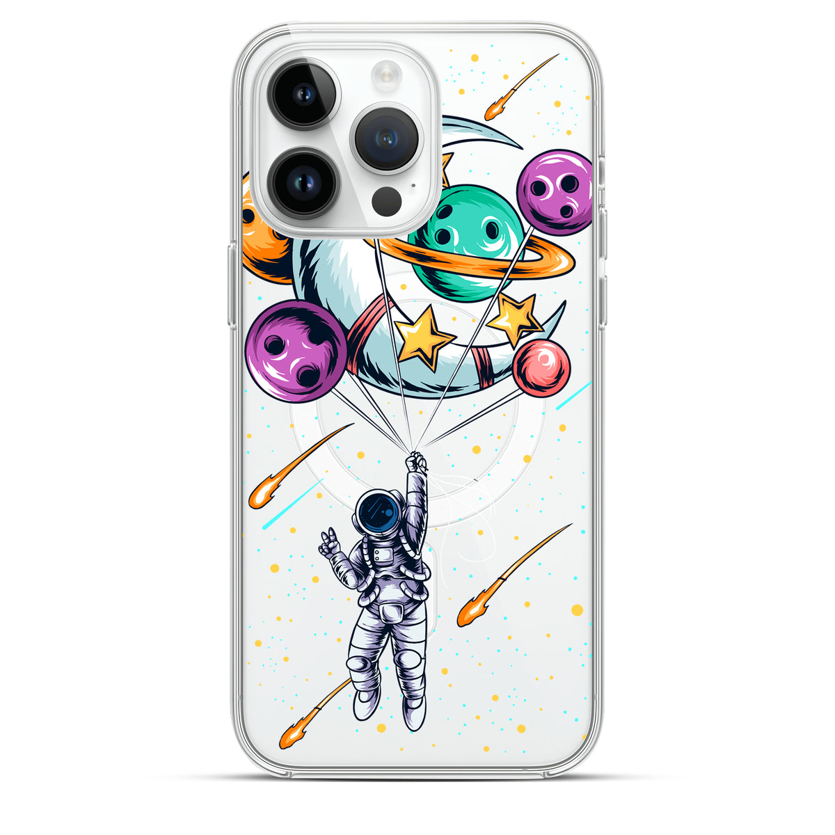 Universe Trip - Cover Magsafe Trasparente Personalizzata