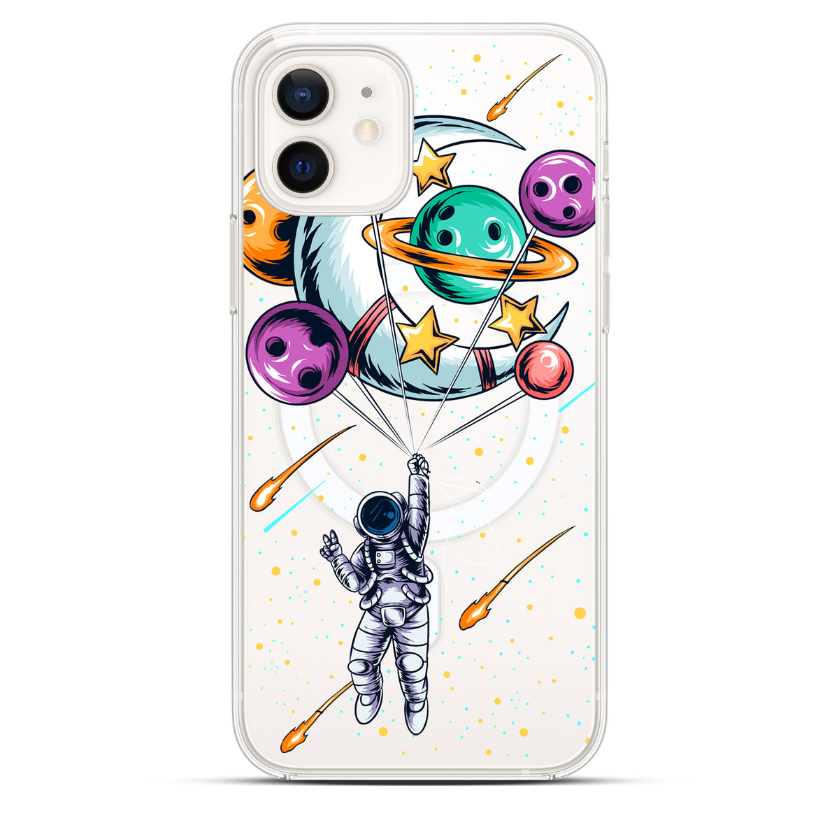 Universe Trip - Cover Magsafe Trasparente Personalizzata