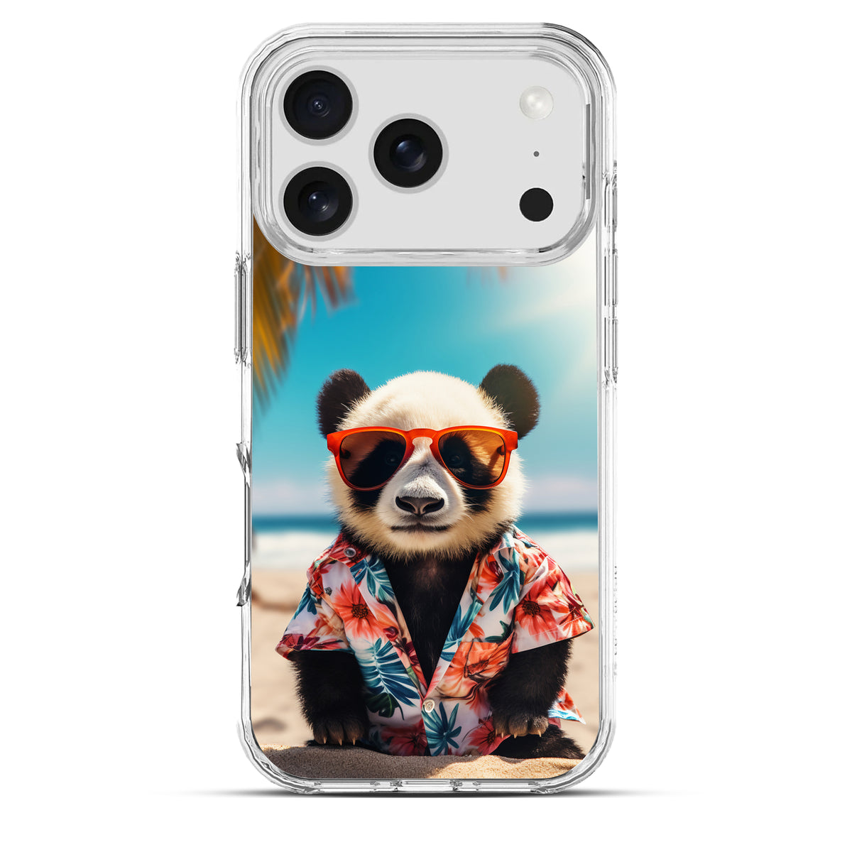 Aloha Panda - Cover MagSafe Trasparente Personalizzata