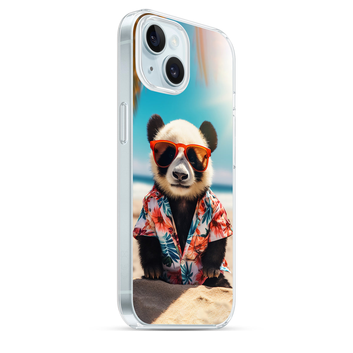 Aloha Panda - Cover MagSafe Trasparente Personalizzata