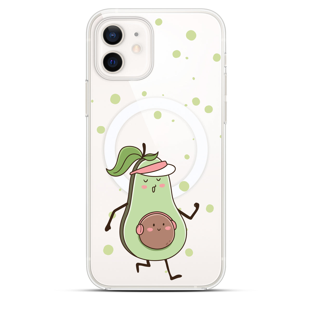 Avocado Fitness - Cover MagSafe Trasparente Personalizzata