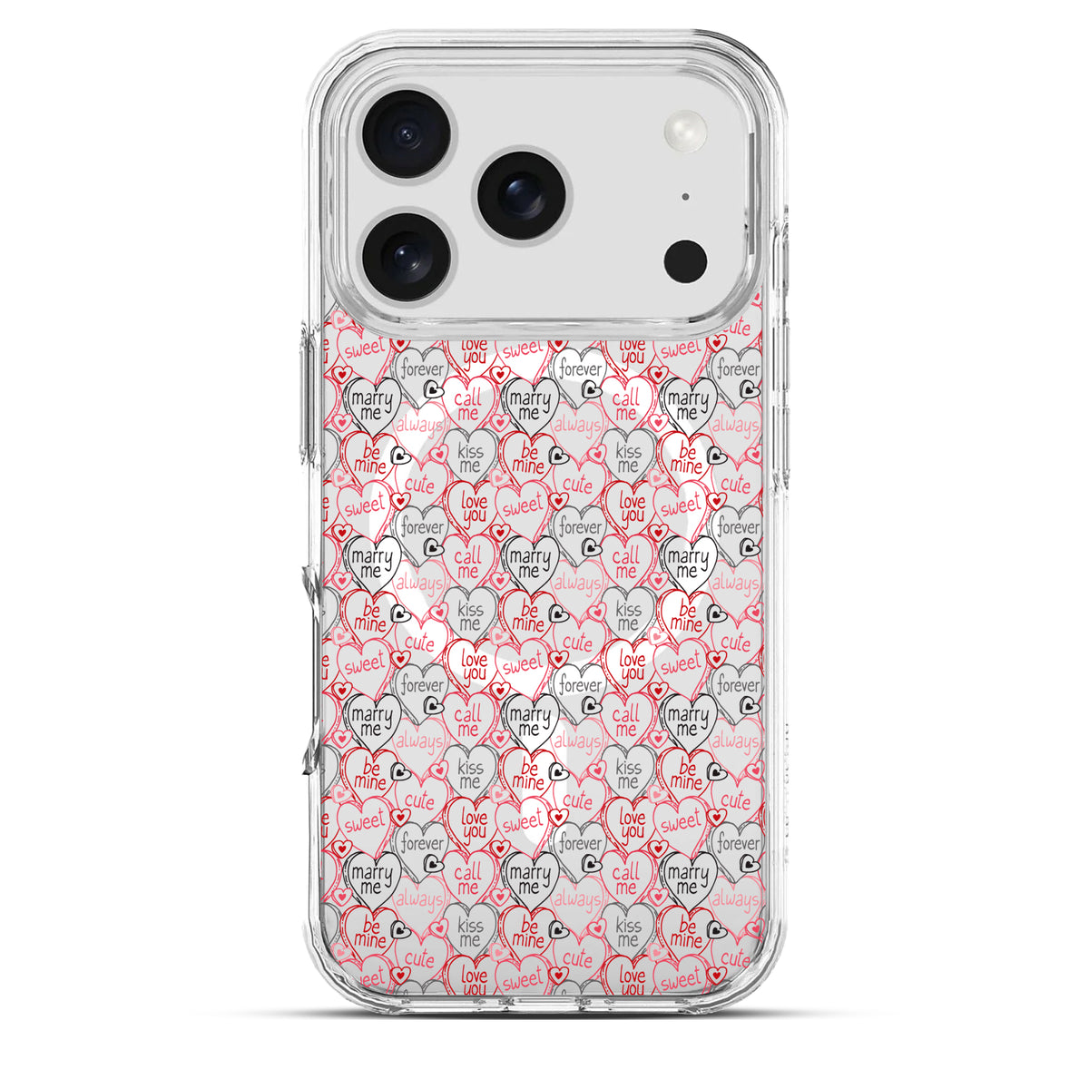 Be Mine - Cover MagSafe Trasparente Personalizzata