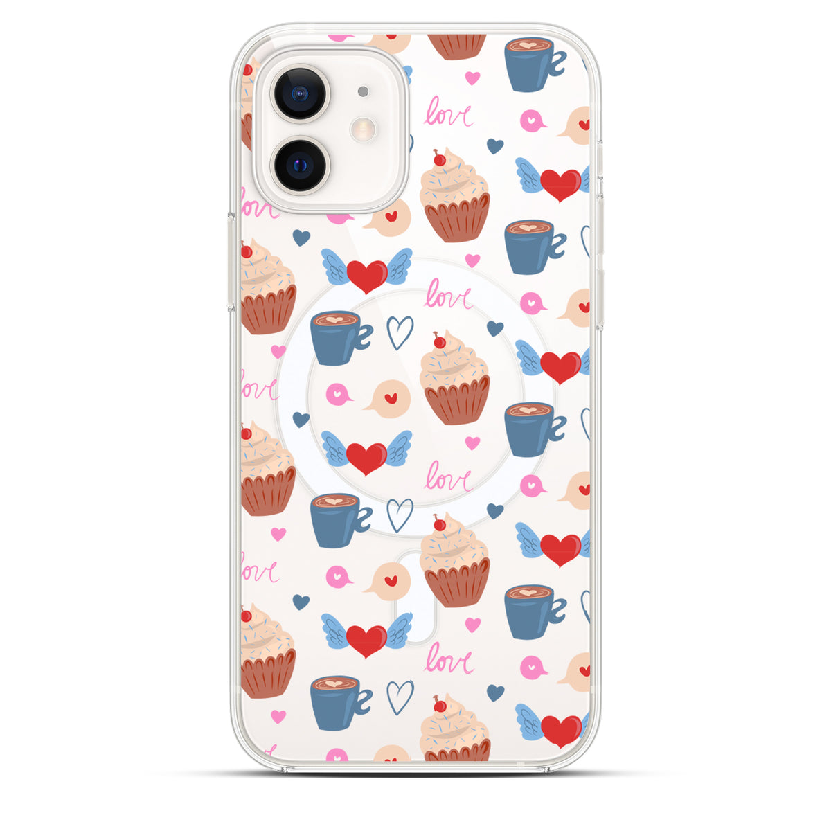 Breakfast is Love - Cover MagSafe Trasparente Personalizzata