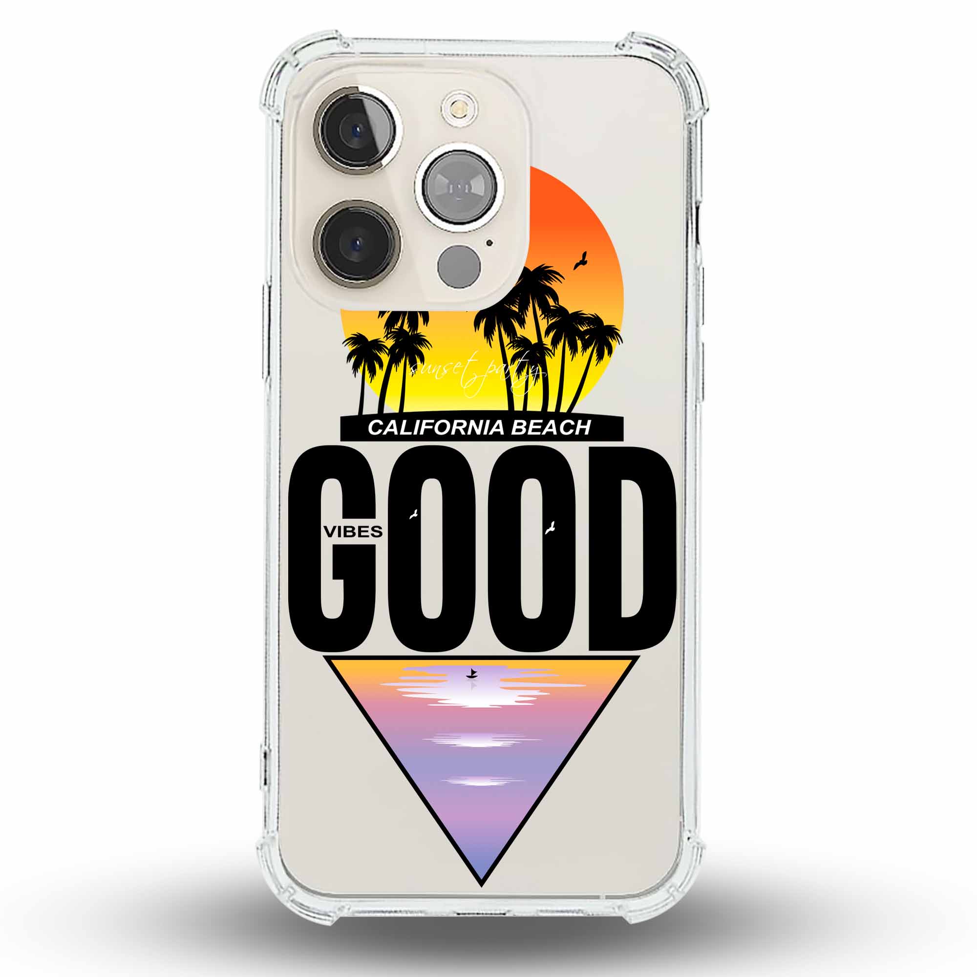 California Vibez - Cover Trasparente Personalizzata (Rinforzata)