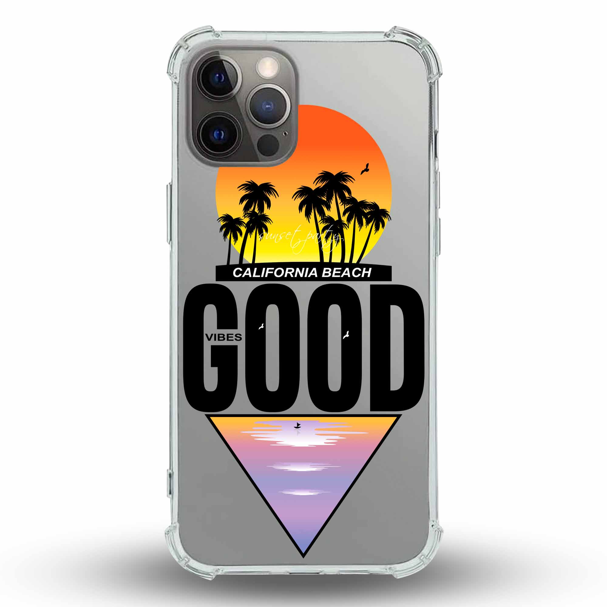 California Vibez - Cover Trasparente Personalizzata (Rinforzata)
