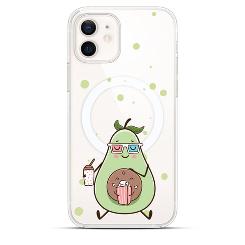Chilling Avocados - Cover MagSafe Trasparente Personalizzata