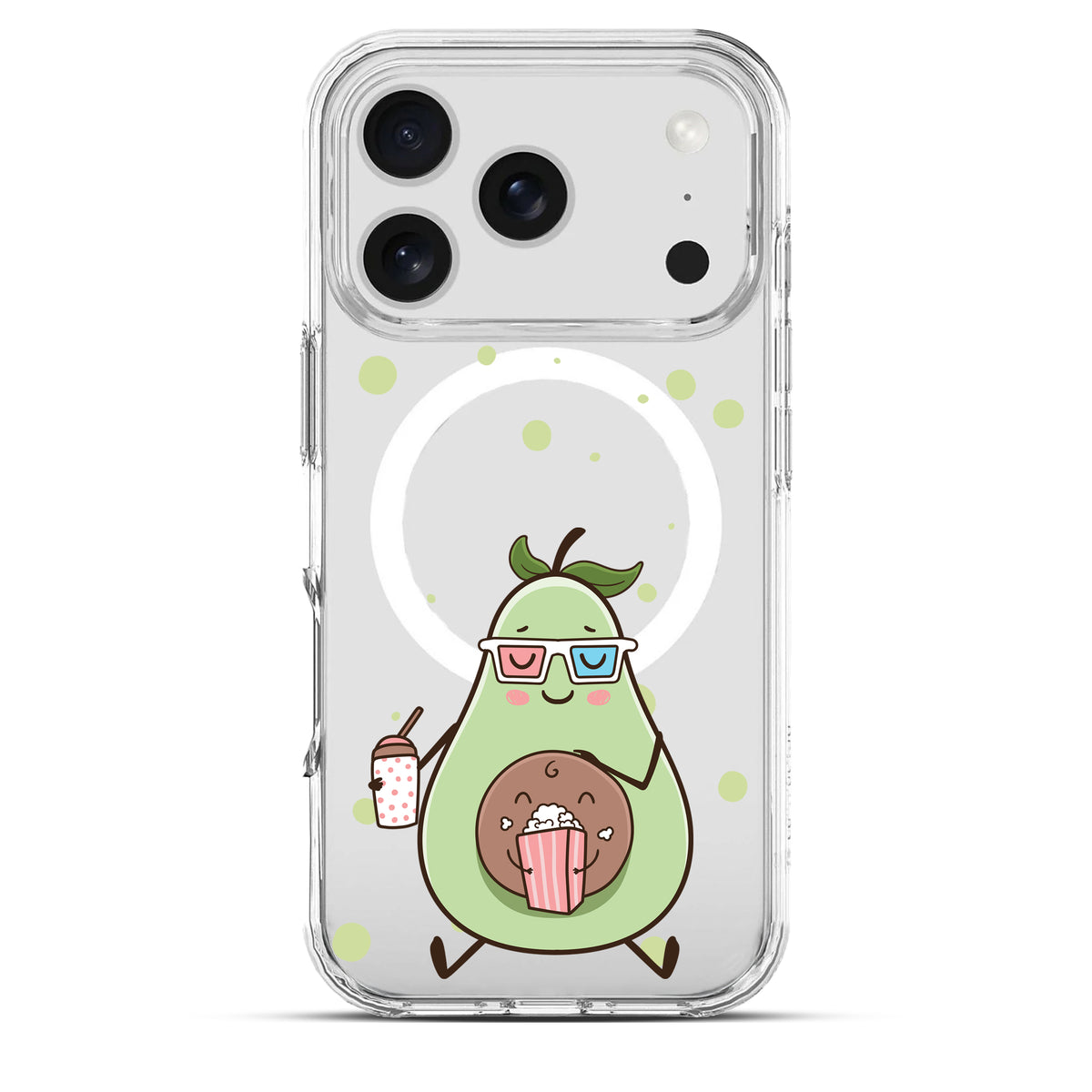 Chilling Avocados - Cover MagSafe Trasparente Personalizzata