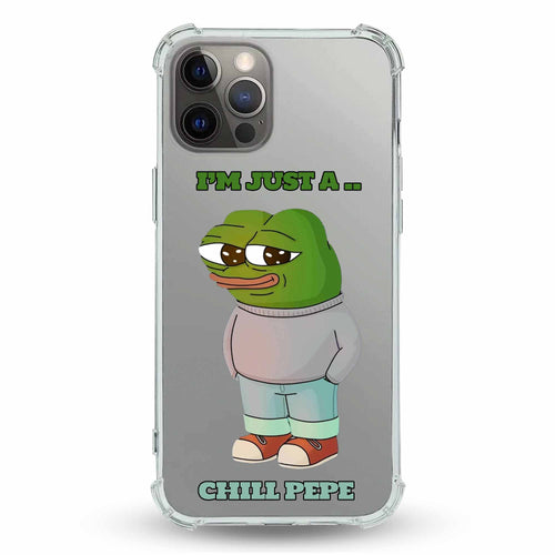 Chill Pepe - Cover Trasparente Personalizzata (Rinforzata)