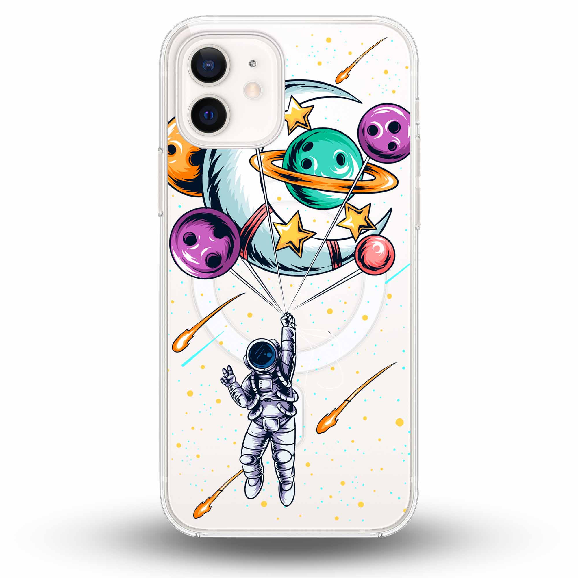 Universe Trip - Cover Magsafe Trasparente Personalizzata