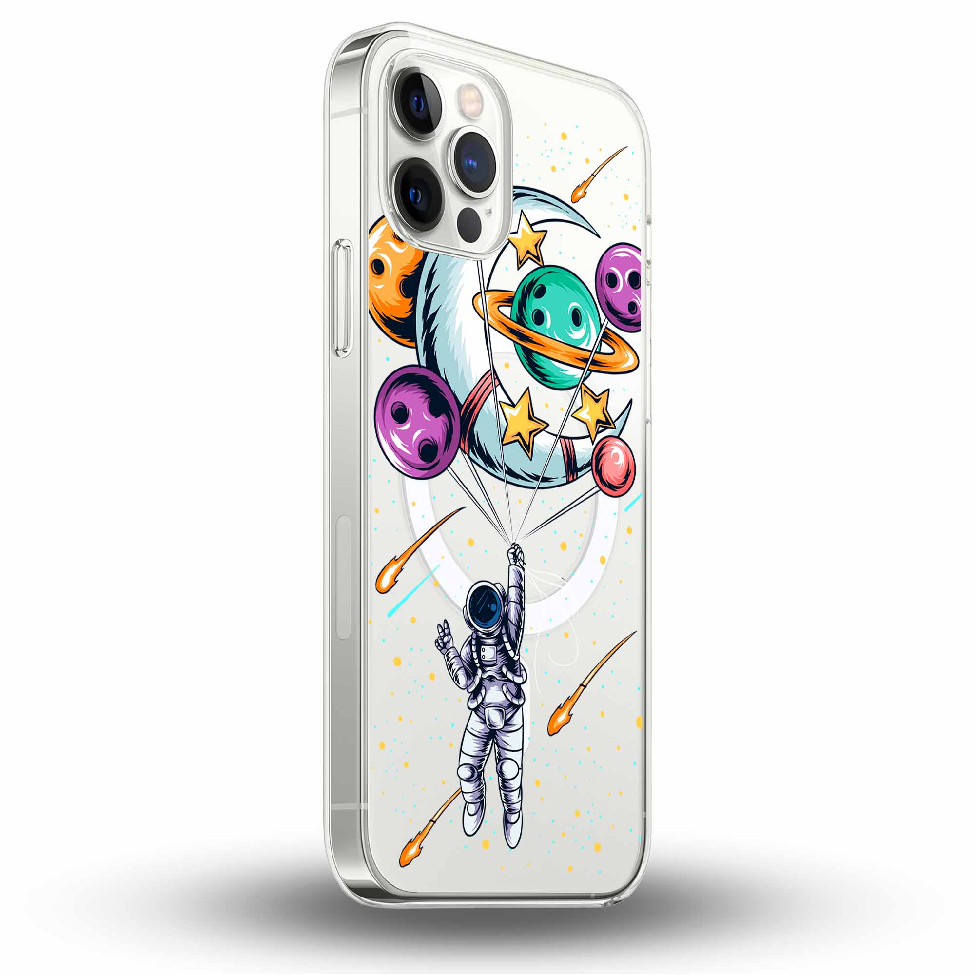 Universe Trip - Cover Magsafe Trasparente Personalizzata