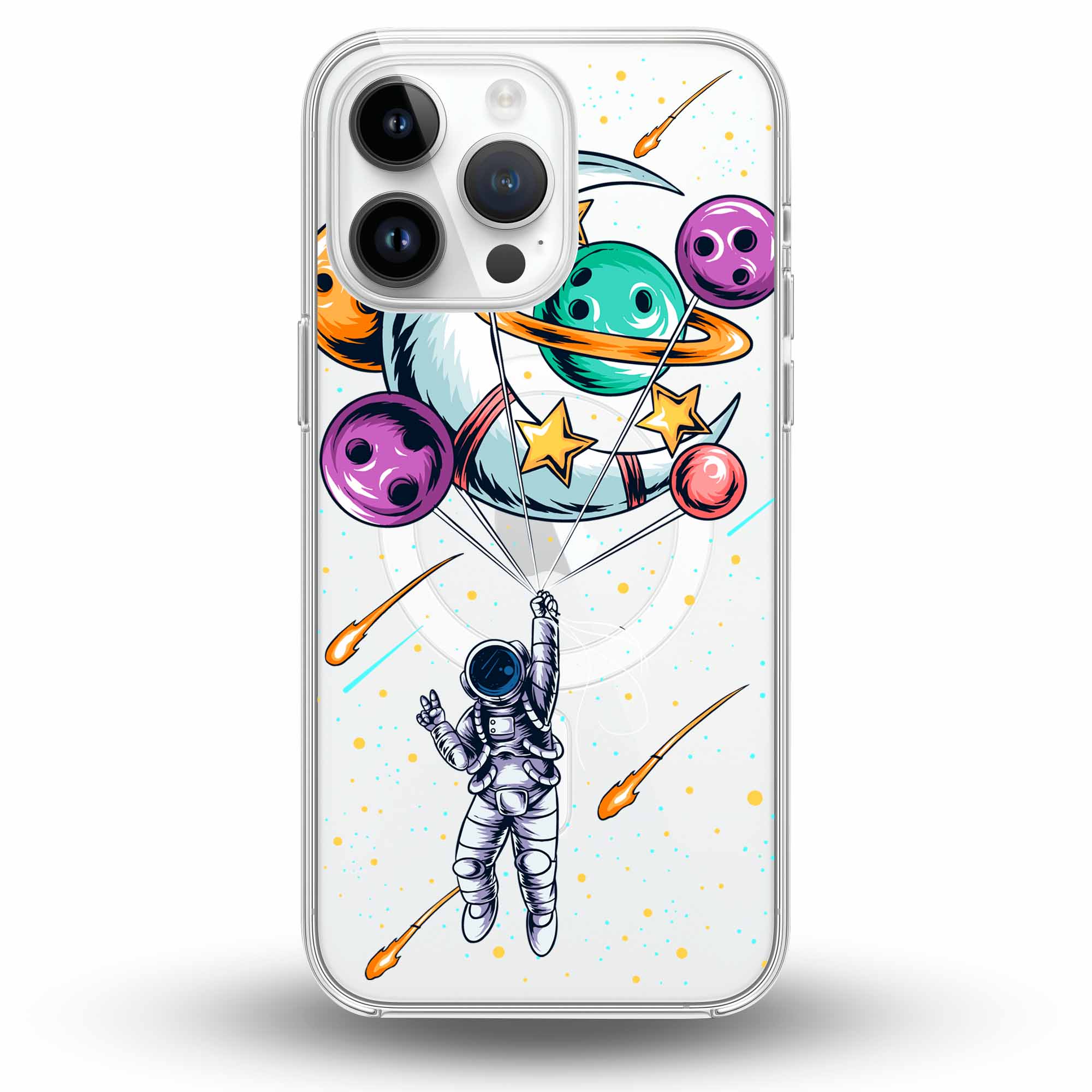 Universe Trip - Cover Magsafe Trasparente Personalizzata