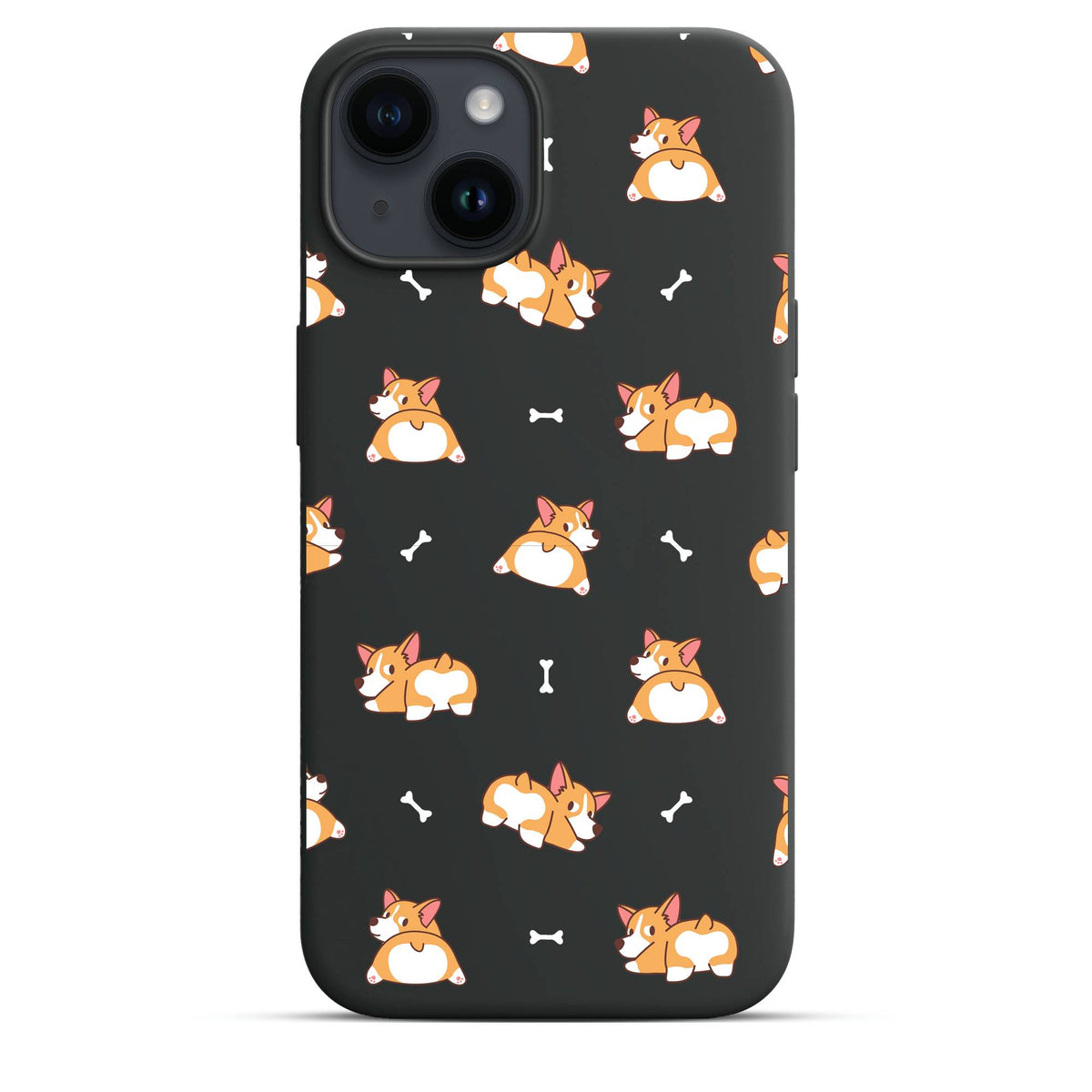 Cute Corgis - Cover Monocolore Personalizzata