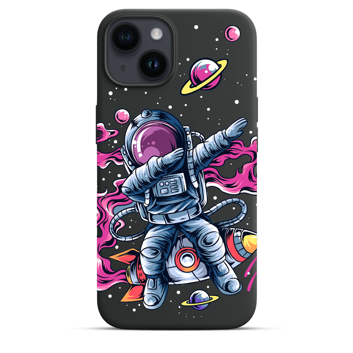 Dabbing Astronaut - Cover Monocolore Personalizzata