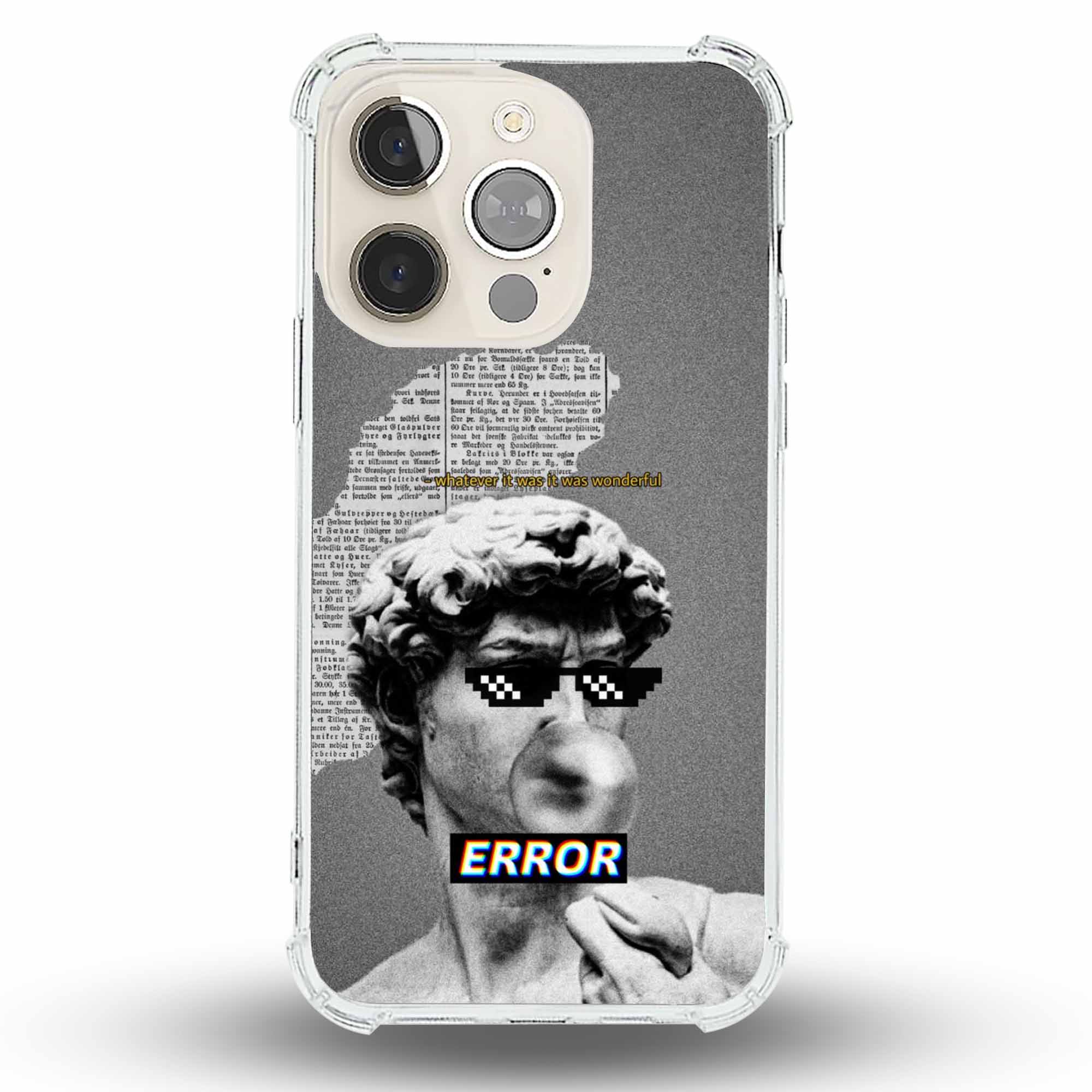 #ERROR - Cover Trasparente Personalizzata (Rinforzata)