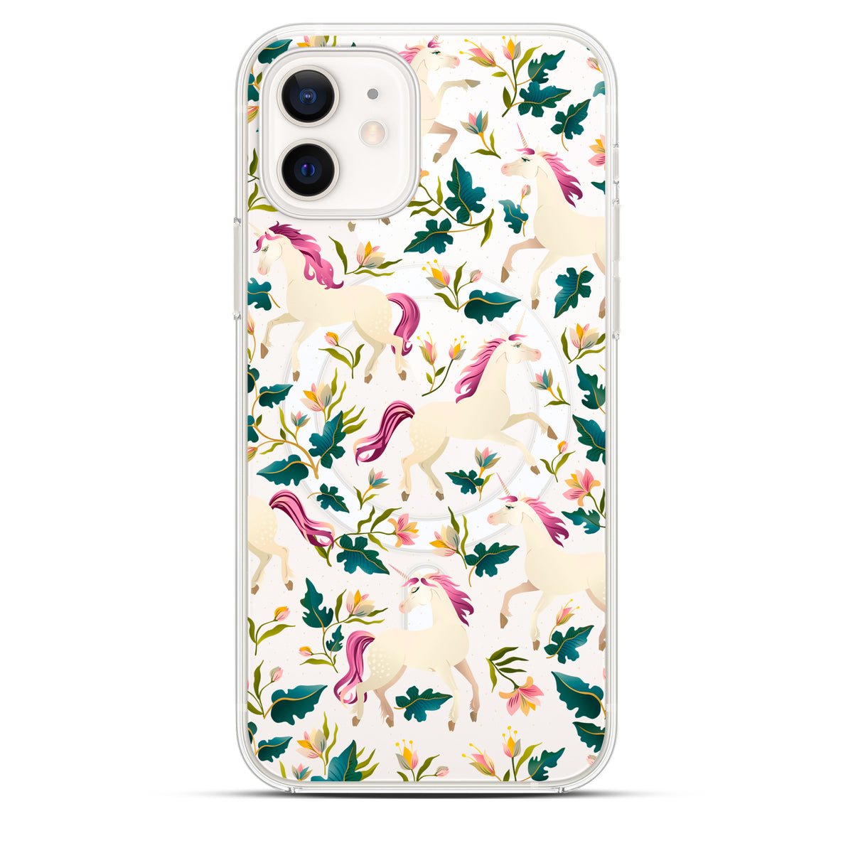 Fairy Unicorns - Cover MagSafe Trasparente Personalizzata