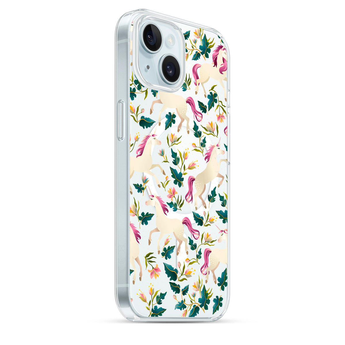 Fairy Unicorns - Cover MagSafe Trasparente Personalizzata