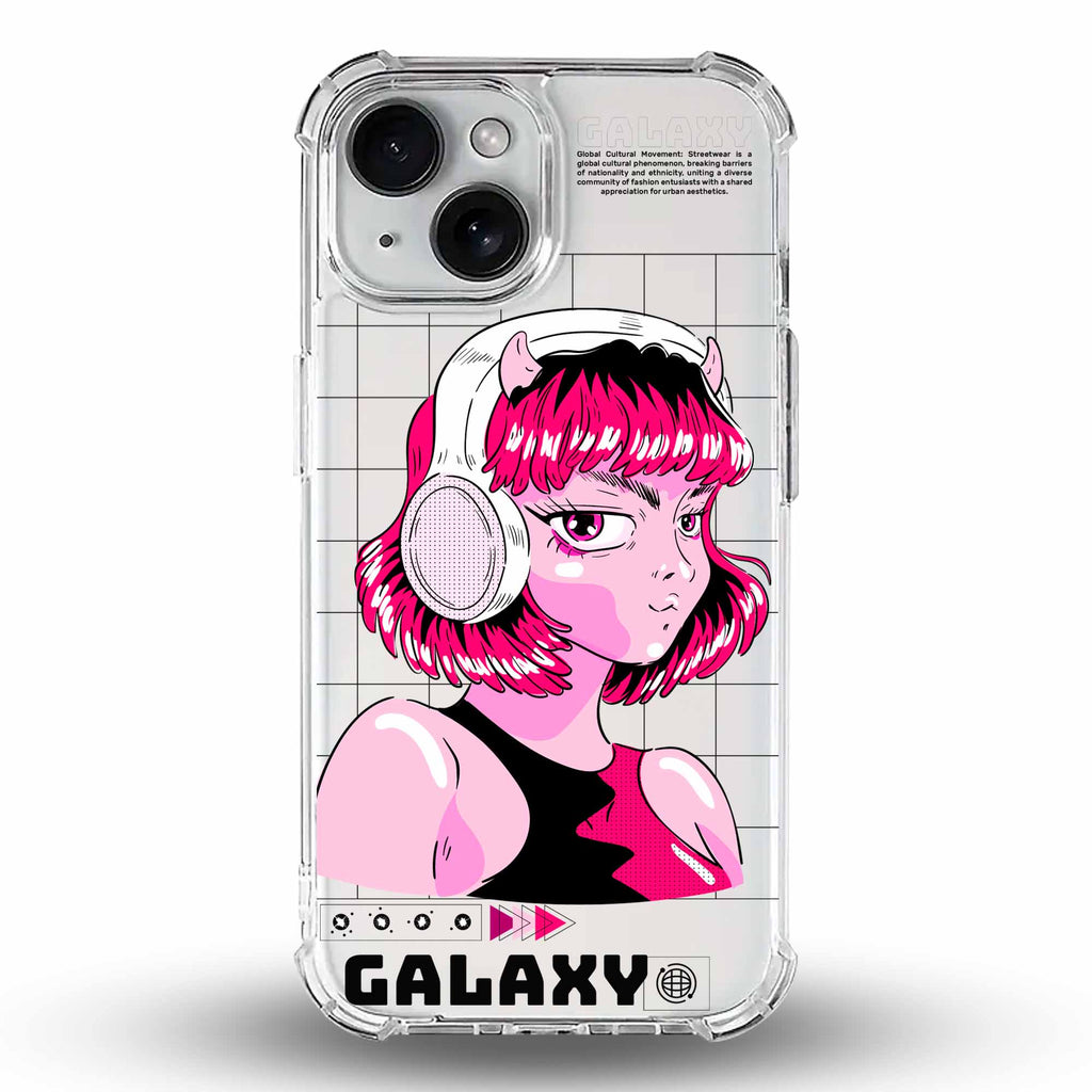 Galaxy - Cover Trasparente Personalizzata (Rinforzata)