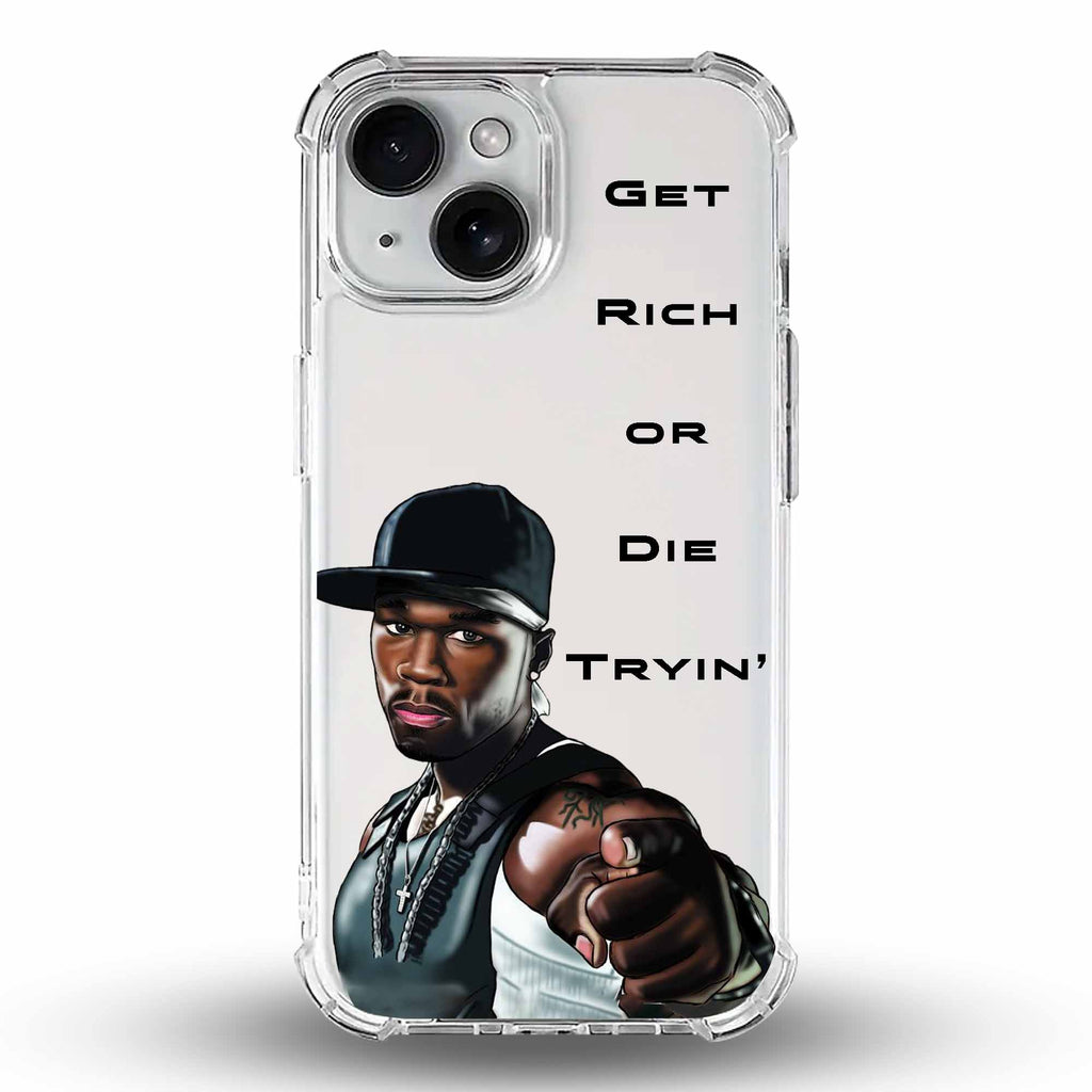 Get Rich or Die Tryin’ - Cover Trasparente Personalizzata (Rinforzata)