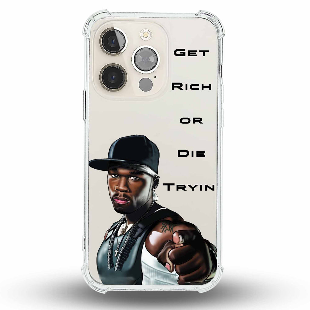 Get Rich or Die Tryin’ - Cover Trasparente Personalizzata (Rinforzata)