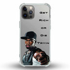 Get Rich or Die Tryin’ - Cover Trasparente Personalizzata (Rinforzata)