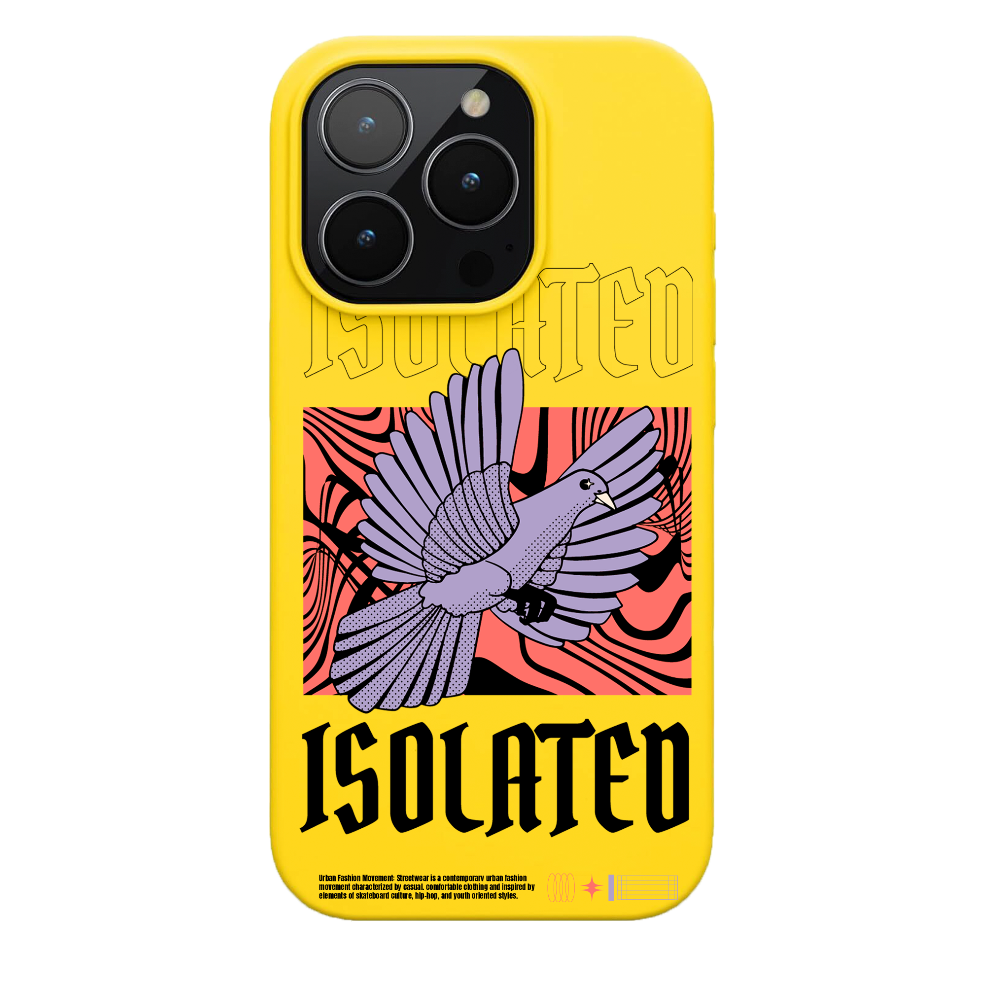 Isolated - Cover Monocolore Personalizzata