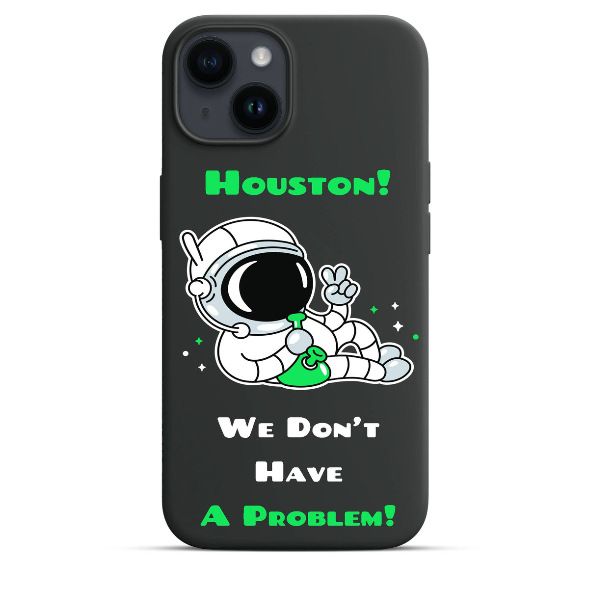Houston! Just Chill - Cover Monocolore Personalizzata