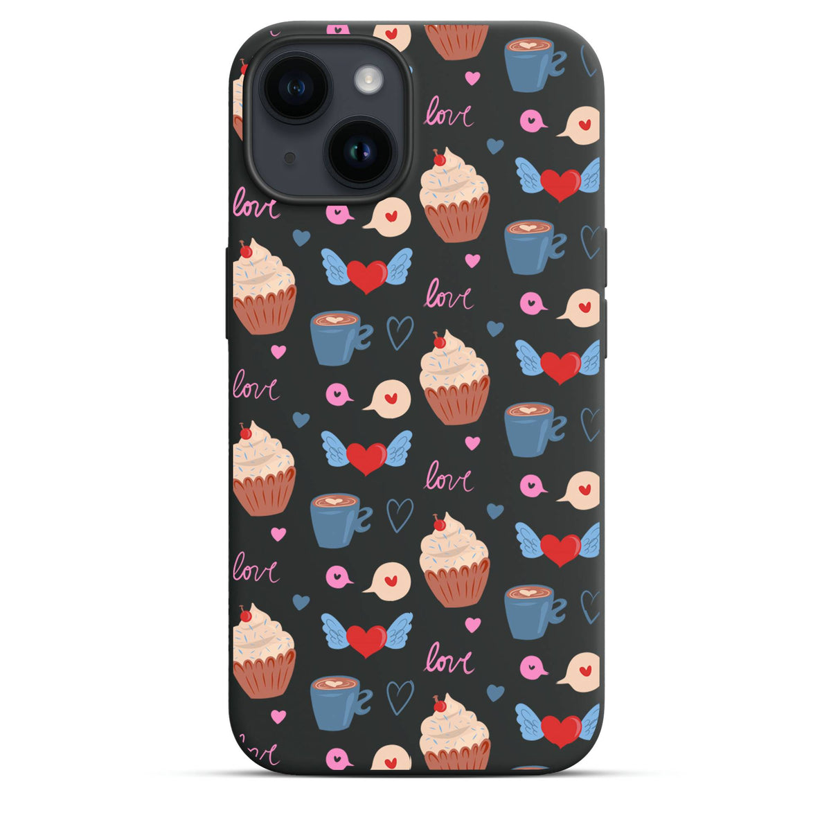 Breakfast is Love - Cover Monocolore Personalizzata